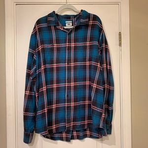 Men's Old Navy Plaid Button Up Size XXL